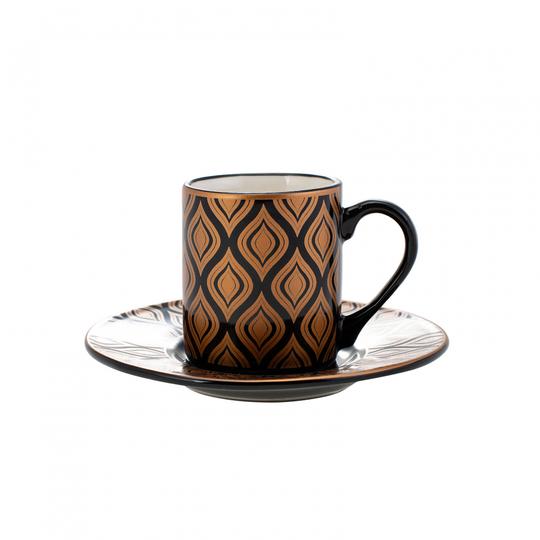 Jumbo Art Deco 2'li Kahve Fincan Takımı (Brj05)