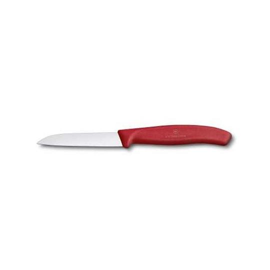 Victorinox 6.7401 Kırmızı Düz Fibrox Soyma Bıçağı 8 cm