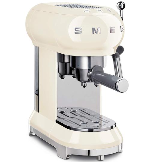 Smeg- Linea 50'S Retro Style- Espresso Kahve Makinesi- Cream Ecf01Creu