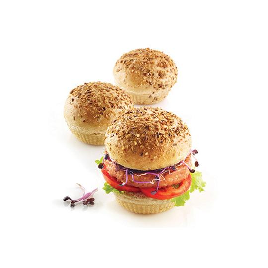Silikomart Burger Bread 6'lı Hamgurger Ekmek Kalıbı