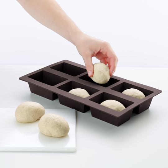 Lekue Silikon Mini Ekmek Yapma Kalıbı